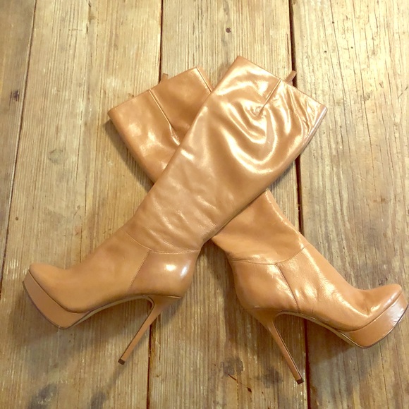 Nine West Shoes - Nine West beige boots -